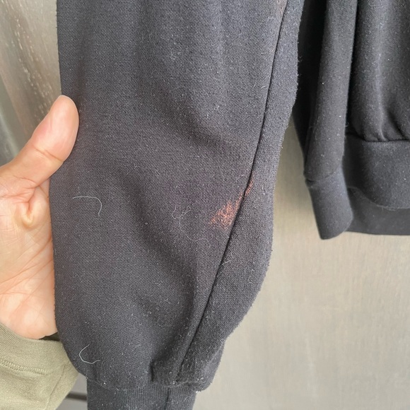 Lauren Moshi Oversized Lips Leopard Sweatshirt (XS) / Sweatpant (S) set - Picture 2 of 3